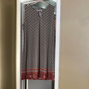 Tacera Shift Dress sleeveless 2x